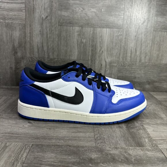 Air Jordan 1 Retro Low OG Men's size 9 Royal Blue Black CZ0790-140 - Picture 1 of 8